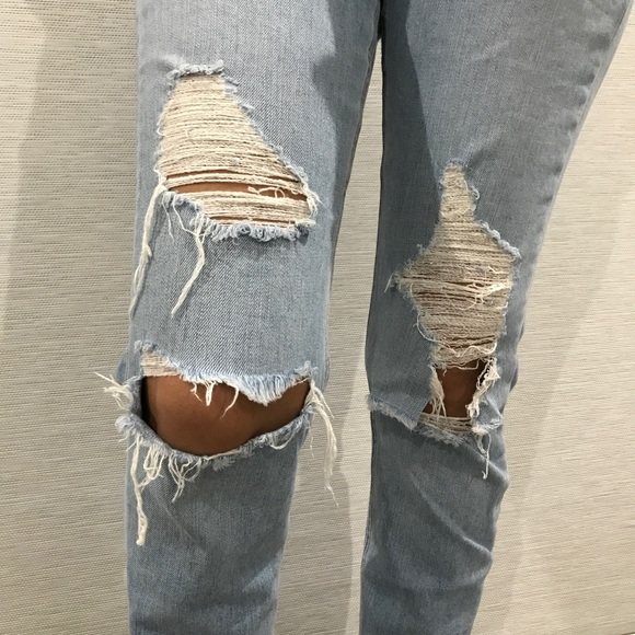 Rag & Bone Ripped Skinny Jeans - Picture 3 of 5